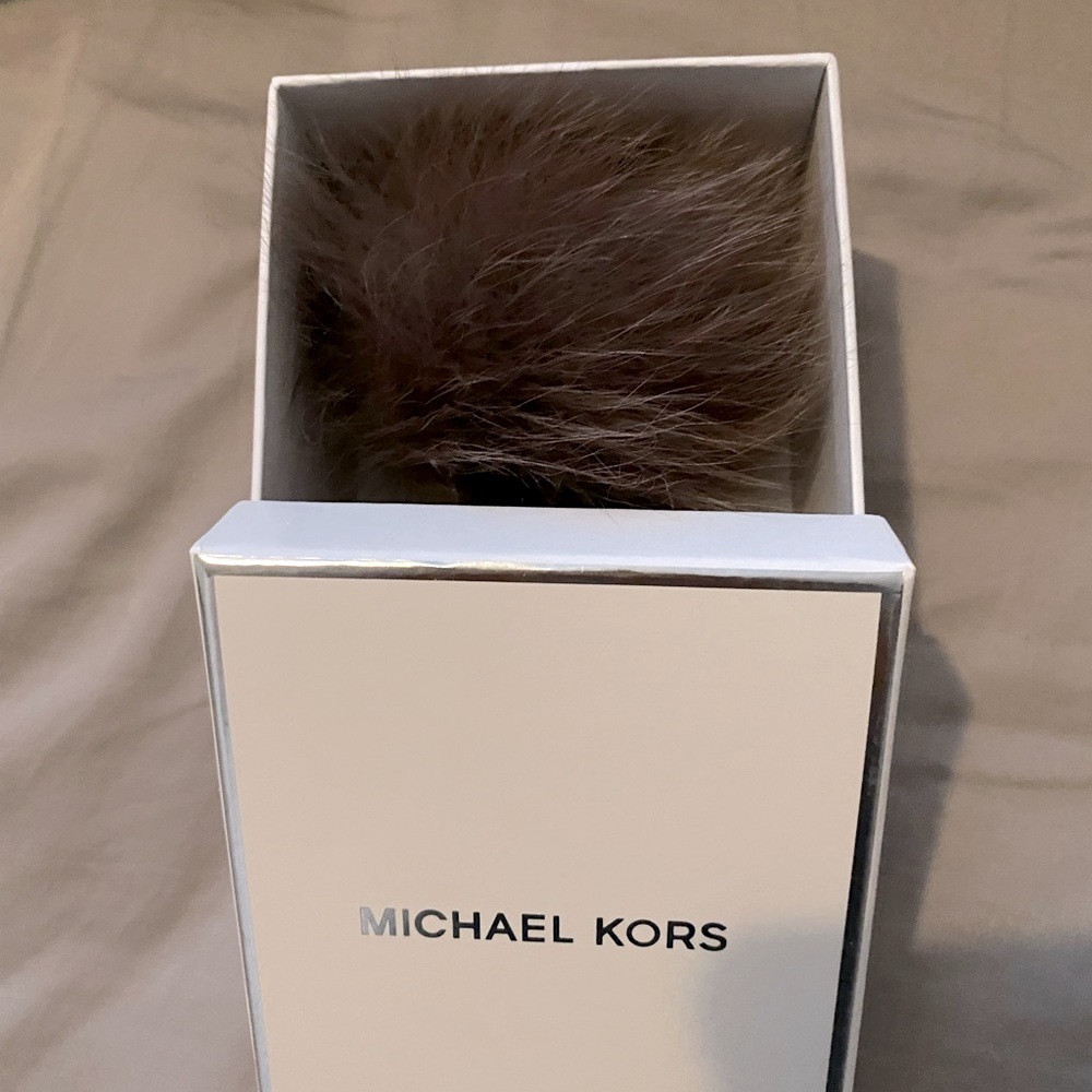 Micheal Kors Pom Pom keychain